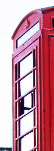 Old British Telephone Box